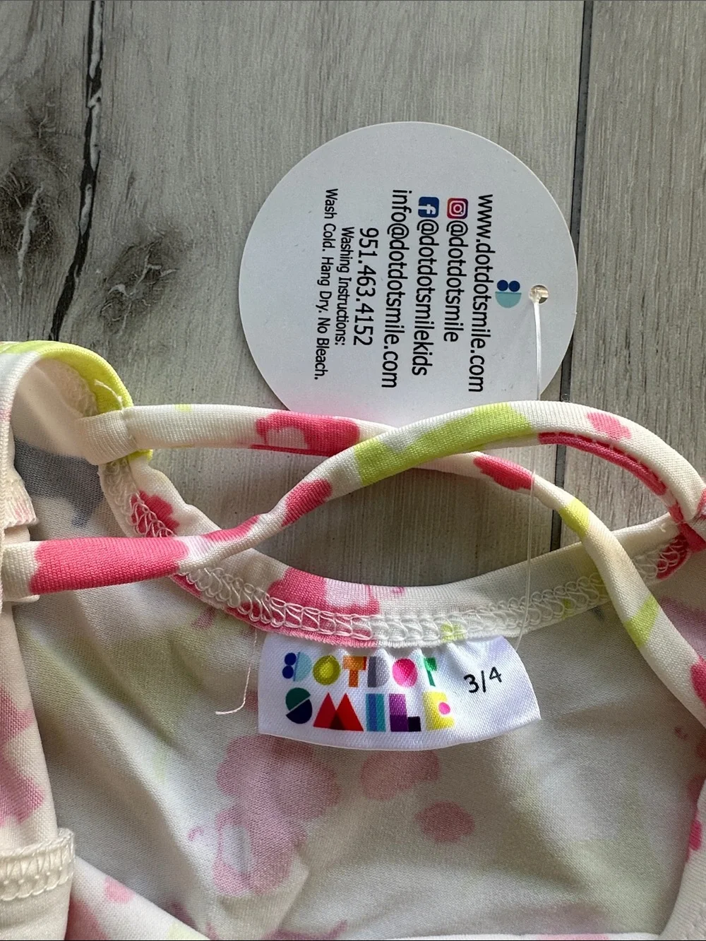 Dot Dot Smile Ballerina Dress Dog Confetti 3/4 NWT